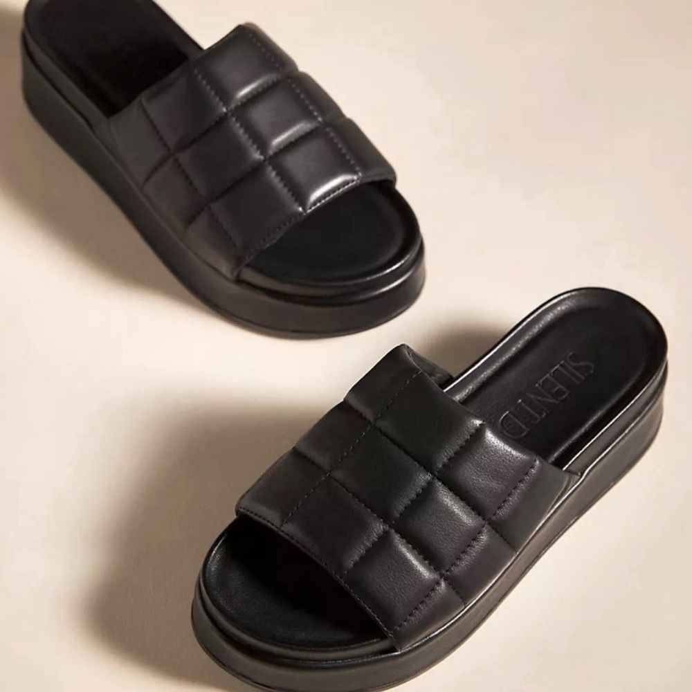 Silent D Porta Slides (Anthropologie) Size 38(US 7) - Picture 2 of 4